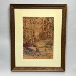 Louis K. Harlow - Fall Landscape With Birches