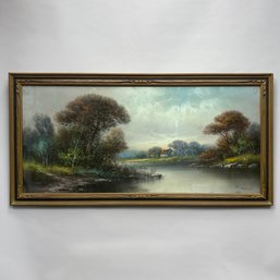 William Henry Chandler- Summer Cottage On The Pond