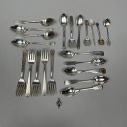 Group Of American, English & Continental Silver Flatware