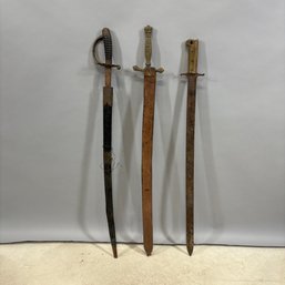 Two Philippines Swords And A Spanish Diplomatic Sword