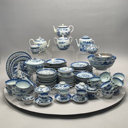 Large Group Chinese Export Canton Porcelain Wares