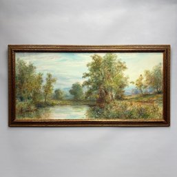 George H. Flavelle - Spring Landscape With Birches