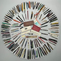 Large Group Of Vintage Fountain Pens