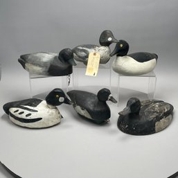 Six American Carved And Painted Duck Decoys