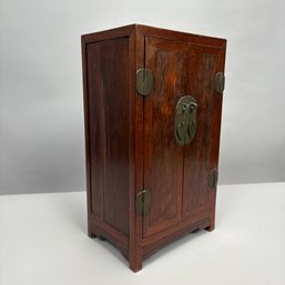 Chinese Hardwood Table Top Cabinet