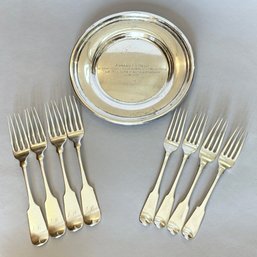 *LATE EDITION* Group Of American And English Coin And Sterling Silver, 19th And 20th Century