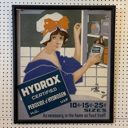 *LATE EDITION* 'HYDROX CERTIFIED PROXIDE OF HYDROGEN' Poster