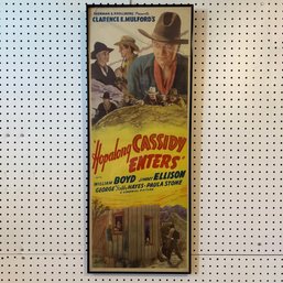*LATE EDITION* 'Hopalong CASSIDY ENTERS,' Re-Release Movie Poster