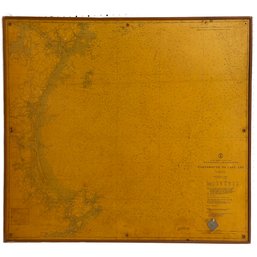 *LATE EDITION* 'Portsmouth To Cape Ann' Nautical Map, Depth Chart