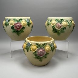Three Roseville Pottery 'Rozane' Jardinieres