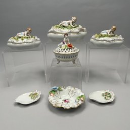 Group Of German & Other Porcelain Tabletop Wares