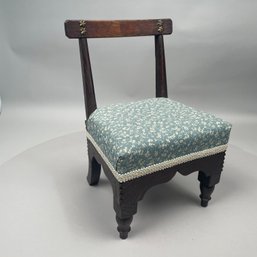 Miniature Empire Style Oak Side Chair