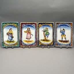 Four Italian La Ditta 'Ceramiche Marino' Plaques