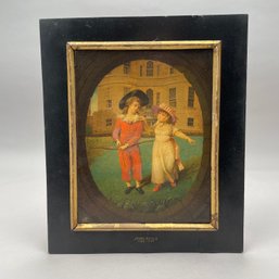 After John Bogle - Painted Print, Two Children