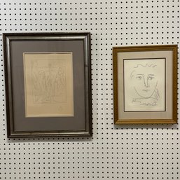 Pablo Picasso - Two Etchings