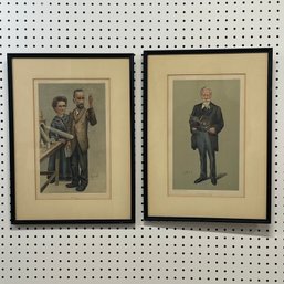 Leslie Matthew Ward & Jehu Junior- Two Lithographs