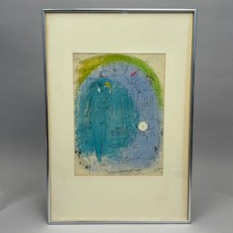 After Marc Chagall - 'Visions De Paris: Mere Et Enfant Devant Notre-Dame'