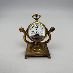 Swiss Arnex Hebdomas Pocket Watch On Stand