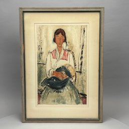 After Modigliani, Jacques Villon  - 'L'Italienne'
