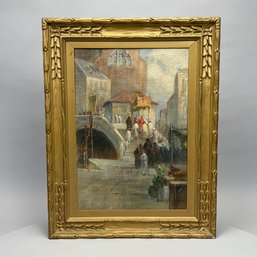 Walter F. Brown -Procession Over The Canal, Venice