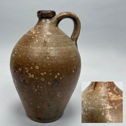 Small Charlestown, Massachusetts Saltglaze Stoneware Jug, Frederick Carpenter, 1812-1827