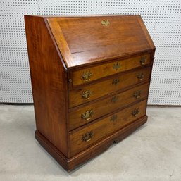 Chippendale Maple Slant-Front Desk