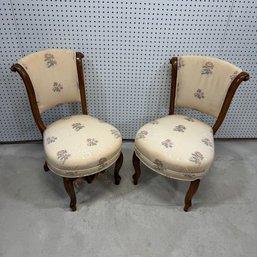 Pair Of Regency Slipper Chairs