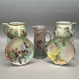 Women China Decorators, Five Porcelain Wares