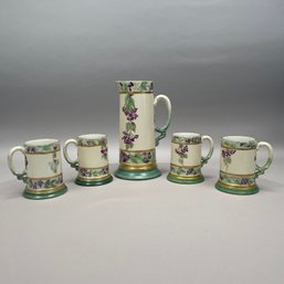 Women China Decorators, Limoges Tankard Set