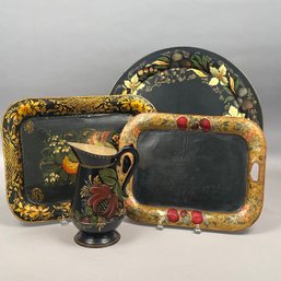 Mary Elizabeth Bartlett Carpenter- Four Tole Wares