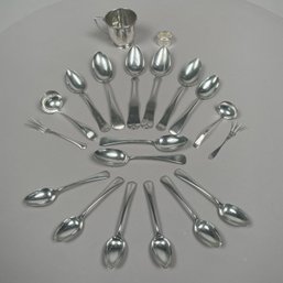 Group Of American Coin & Sterling Silver Flatware