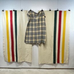 Two Hudson Bay Wool Blankets & A Wool Blanket