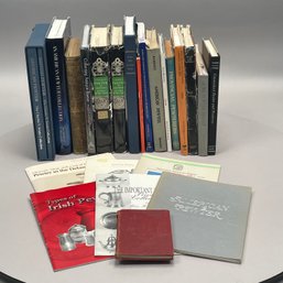 Twenty-Two Books And Catalogs Pertaining To Pewter
