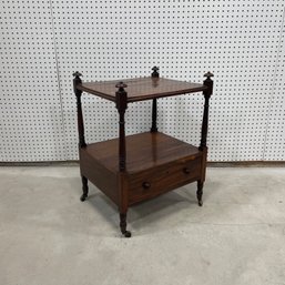 Regency Mahogany Etagere With Drawer