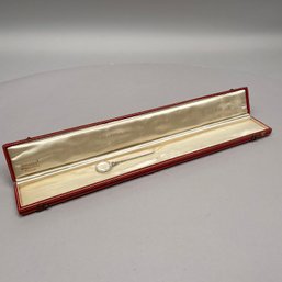 Cartier Crystal, Sterling Silver & Diamond Hat Pin