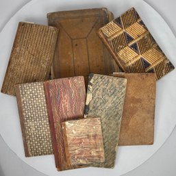 Seven Ledger Books, First Half 19th Century And A Quincy Railroad Station Agent Book, February 1879-June 1882