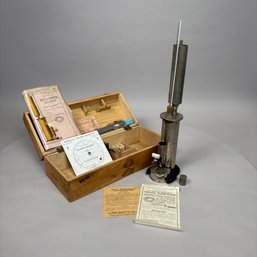 Ebulliometer Salleron, Improved By Dujardin, Paris. No. 69151, With Original Case