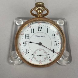 Howard Yellow Gold-Filled Open Face Pocket Watch