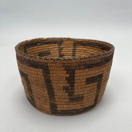 American Indian Willow And Devil's Claw Pima Basket