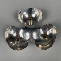 Mid-Century Modern Sterling Silver Candle Holder
