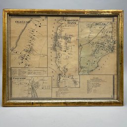 'New London County 1868: Old Lyme, Groton Bank, Noank, Poquonoc,' (Connecticut)