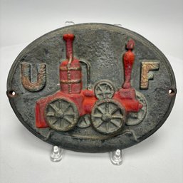 Painted Cast-Iron Fire Marker For The United Fireman's Insurance Co., Philadelphia, Pennsylvania
