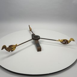 Paint-Decorated Iron Shooting Gallery Target