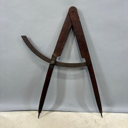 Large Wooden Compass