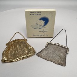Two Ladies Mesh Evening Bags, Whiting & Davis Co., North Attleboro/ Plainville, Massachusetts