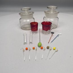 Group Of American Molded And Pressed Glass Novelty Items, Late 19th And 20th Century