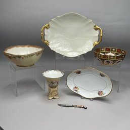 Six English And American Porcelain Wares, Mid-19th To 20th Century