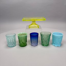 Group Of Early American Pattern Glass, 20th Century