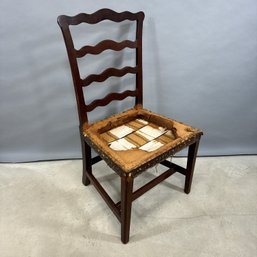 Portsmouth, New Hampshire Chippendale Mahogany Ribbon-Back Side Chair