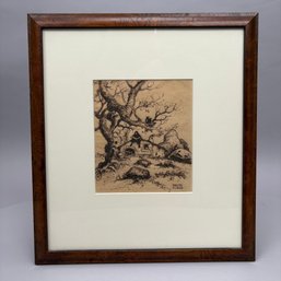 Ignacio Agudo Clara - Reading On The Cottage Rooftop